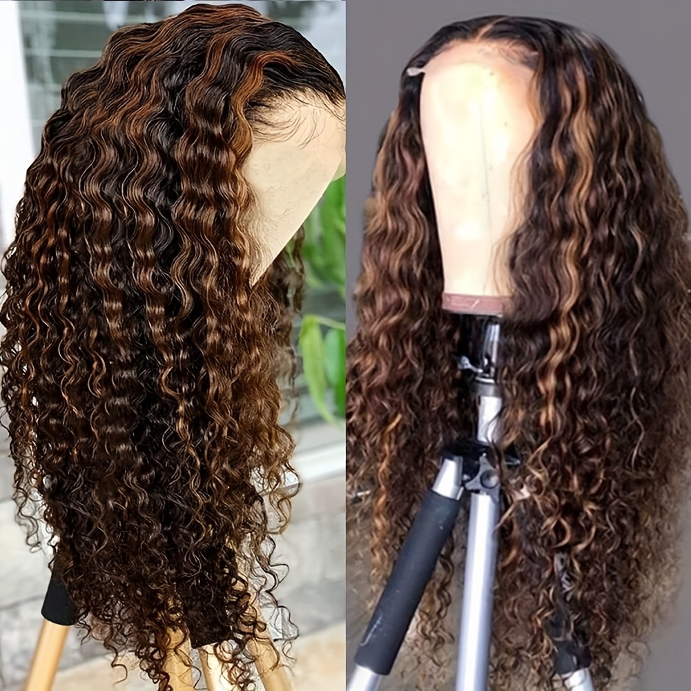 28 Inch 220 Density 1B/30 High - Glueless Wear And Go Human Hair Wig recension och pris