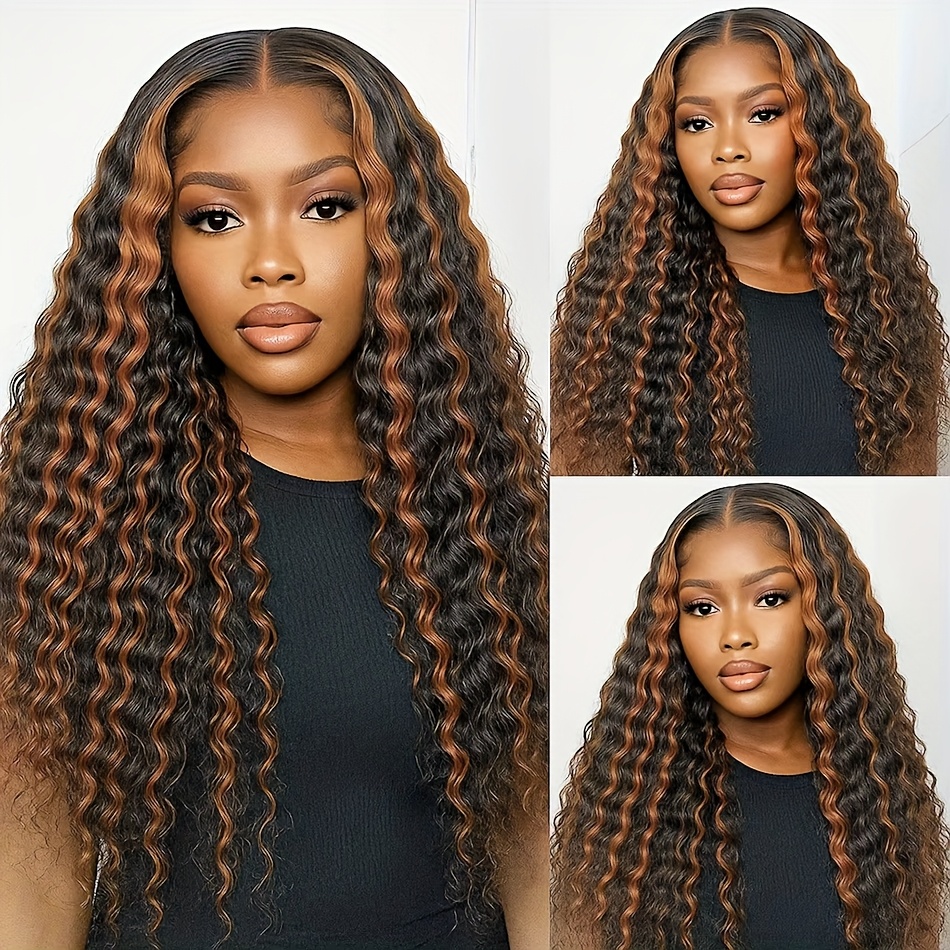 28 Inch 220 Density 1B/30 High - Glueless Wear And Go Human Hair Wig recension och pris
