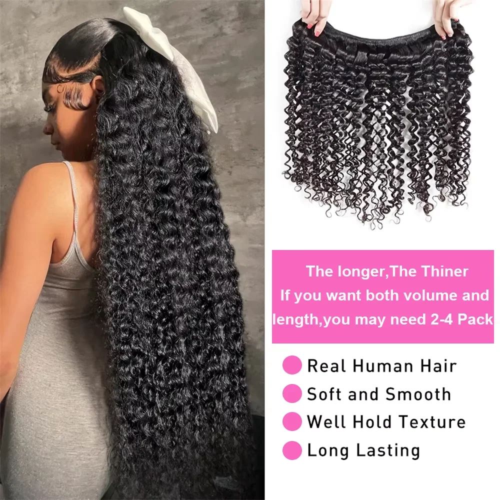 Deep Wave Bundles with Frontal - Deep Wave 3 Bundles With Closure recension och pris