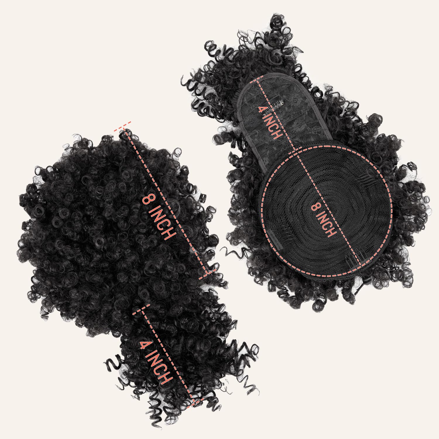 Short Drawstring Ponytail with - Drawstring Afro Curly Puff Ponytail recension och pris