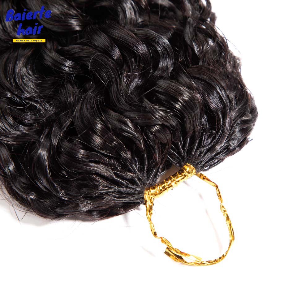 12A Burmese Curly Feather Croc - Water Wave Bulk Human Hair For Braiding recension och pris