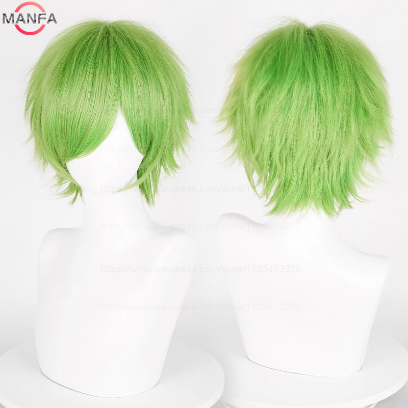 Anime 30cm Short Straight Cosp - Synthetic Braided Wigs For Black Women recension och pris