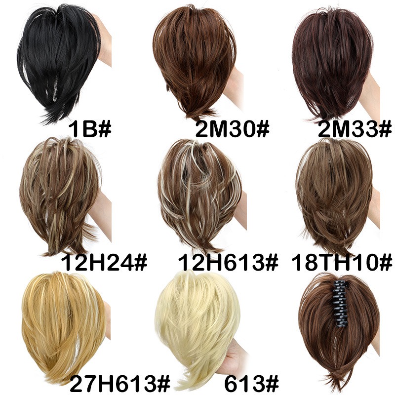 Synthetic Hair Piece Claw Clip - Claw Clip Messy Bun Hair Piece recension och pris