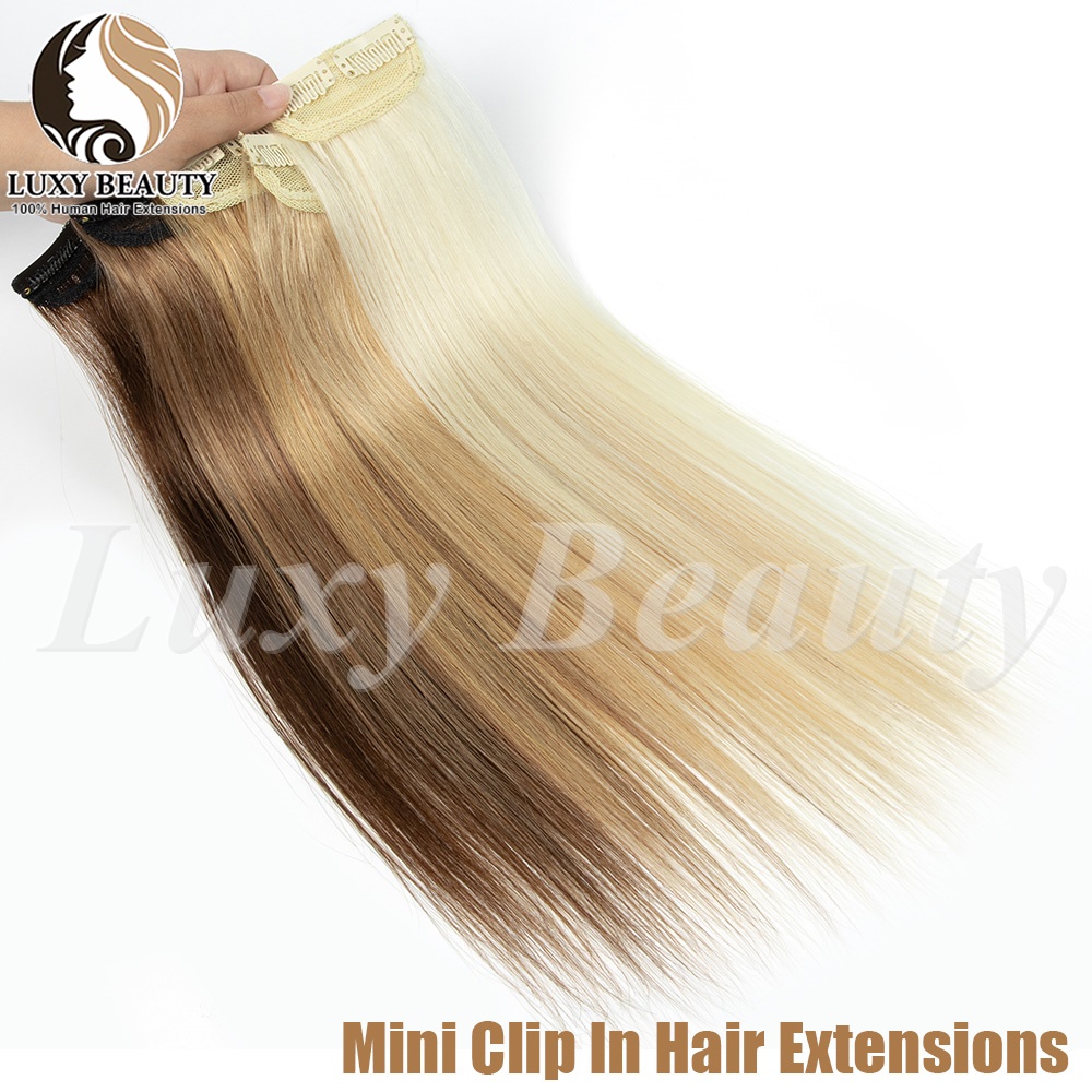 5pieces Short Clip In Hair Ext - Seamless Clip In Hair Extensions Human Hair recension och pris