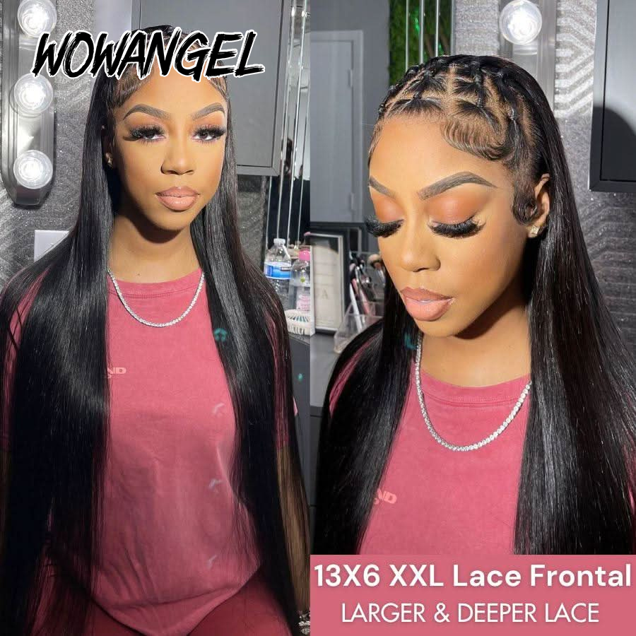 WOWANGEL Straight Lace Front W - Lace Front Wigs recension och pris