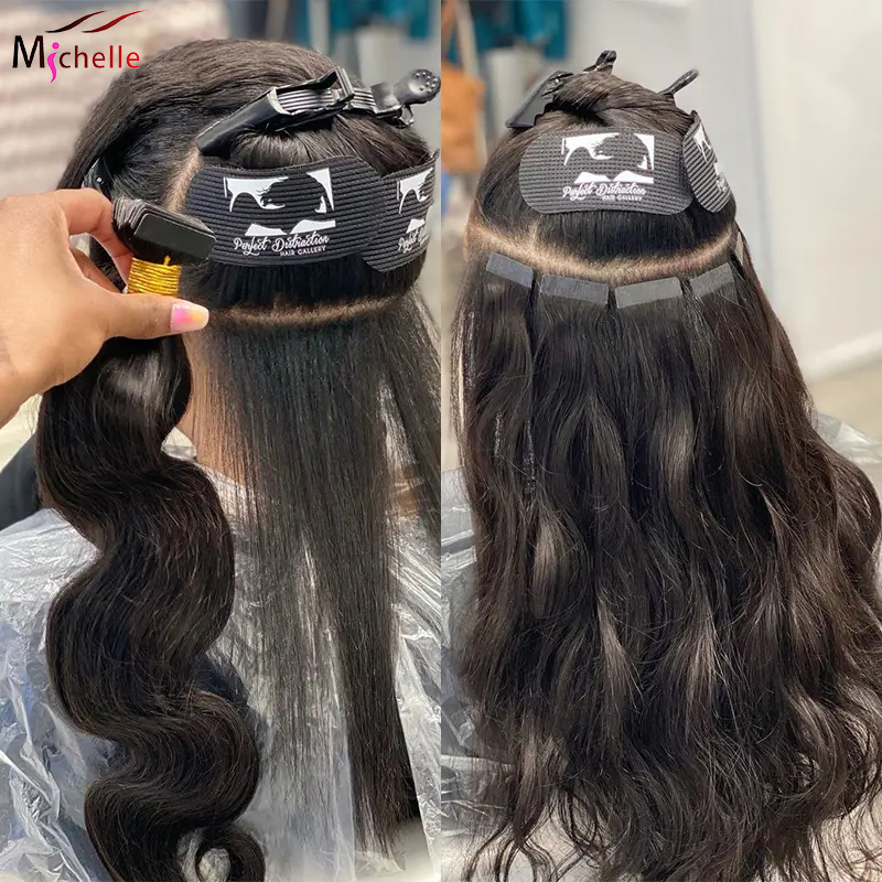 Tape In Human Hair Extensions  - Invisible Tape In Extensions Real Hair recension och pris