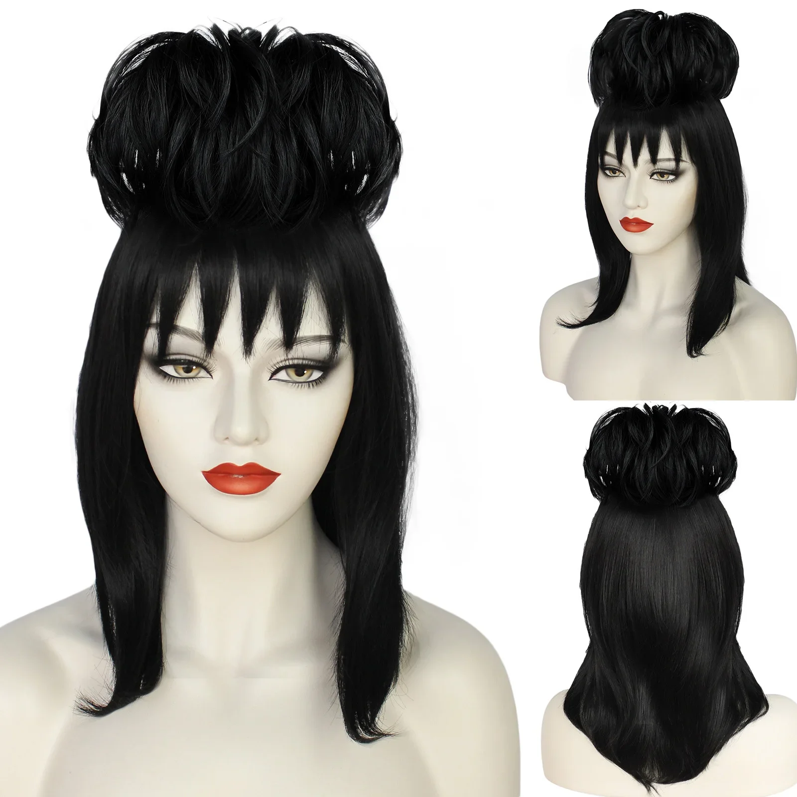 Lydia Deetz Cosplay Wig Bride  - Synthetic Braided Wigs For Black Women recension och pris