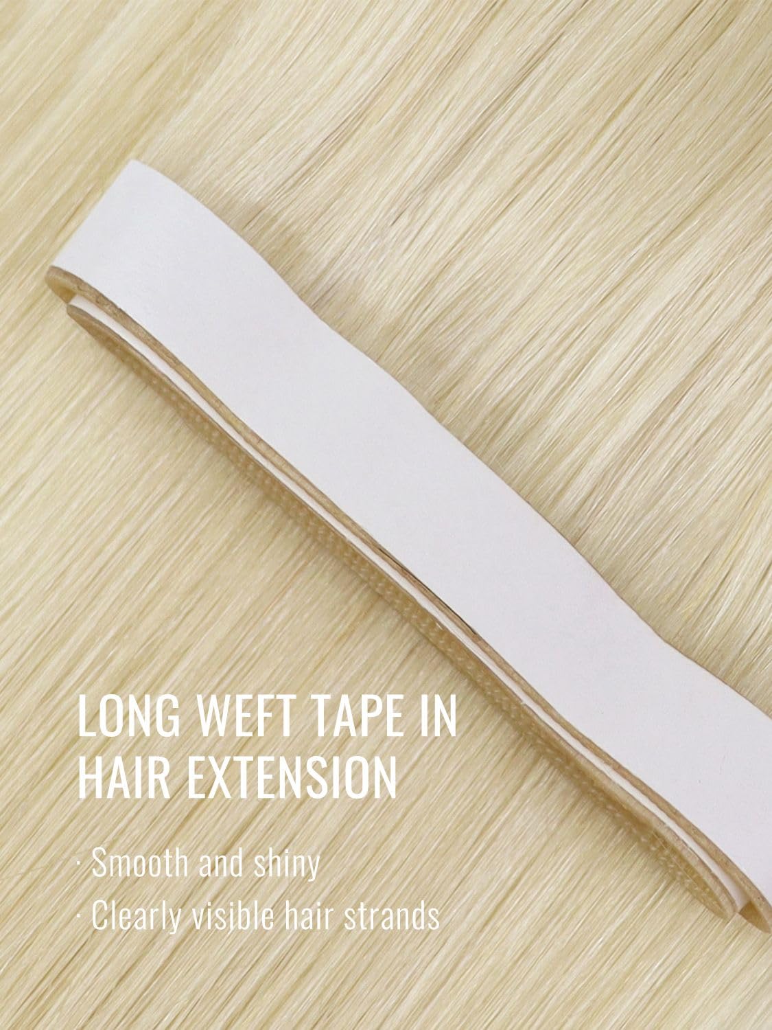 Moresoo Tape in Weft Hair Exte - Invisible Tape In Extensions Real Hair recension och pris