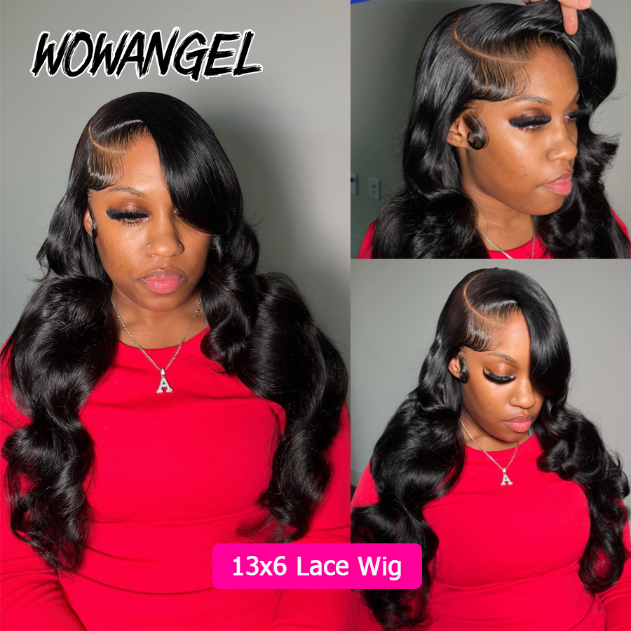 Wow Angel Body Wave Jet Black  - Lace Front Wigs recension och pris