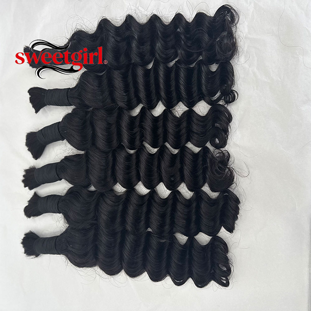 Water Wave Human Hair Bundles  - Water Wave Bulk Human Hair For Braiding recension och pris